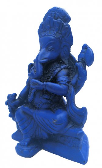 Blue Ganesha statue RG-050L