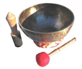 Full Moon hand hammer singing bowl bowl set 10" SB-921