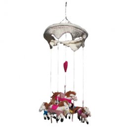 Horse Mobile for baby, Nursery