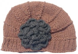 Choclate Flower Hat CP-040D