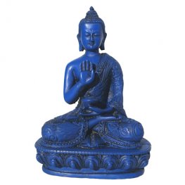 Blue Buddha Statue for home and alter RB-157L