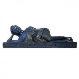 Reclining Buddha -Lying Buddha Blue Lapis looking RB-164L