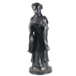 Tibetan woman greeting with Khata RF-148B Tibetan woman greeting with Khata RF-148B