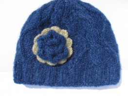 Woolen hat Blue CP-009E