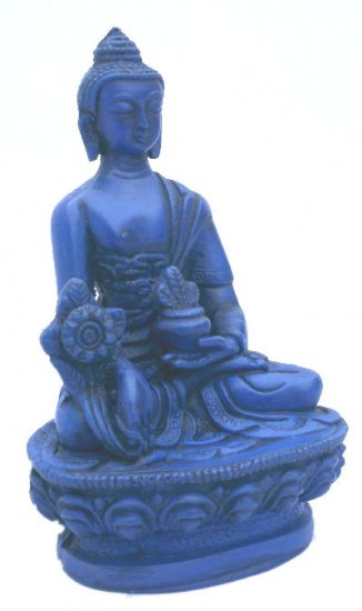 Medicine Buddha Statue for home Lapis looking RB-952L