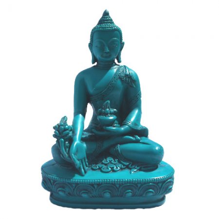 Medicine Buddha Turquoise 6" tall RB-859T