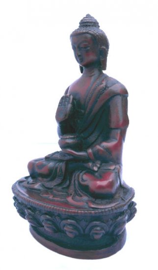 Meditating Buddha wood looking RB-960R