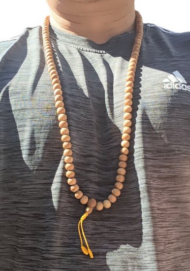 108 beads Handcrafted Sandalwood Mala Prayer beads MBP-2002