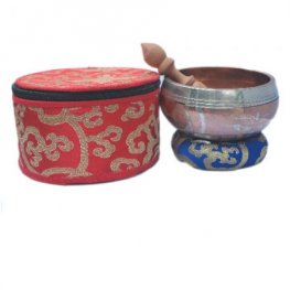 4" singing bowl w/silk pouch SBk-1558