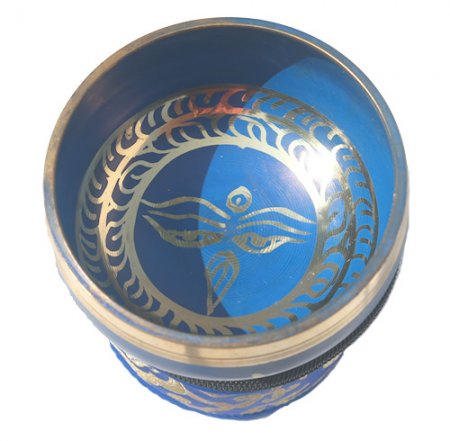 Singing bowl curved Blue 3.5" SB-039B