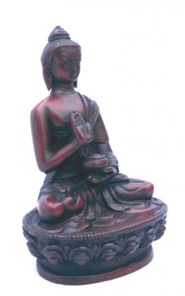 Meditating Buddha wood looking RB-960R