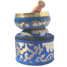 Singing bowl curved Blue 3.5" SB-039B