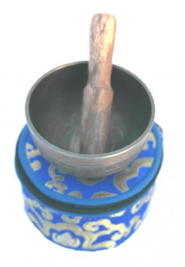 Meditation singing bowl w/silk pouch 3" SB-815  Meditation singing bowl w/silk pouch 3" SB-815