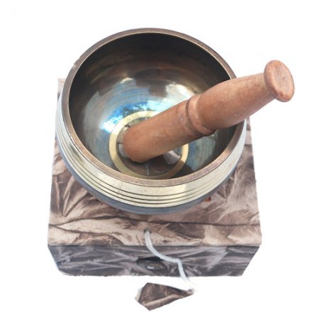 Dragon carved singing bowl with box SB-102