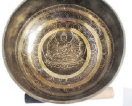 Hand Hammer Hand Carved 7" Singing Bowl SB-500