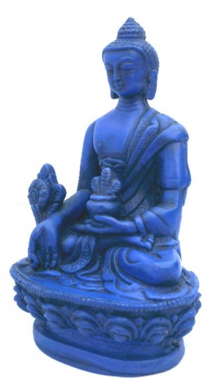 Medicine Buddha Statue for home Lapis looking RB-952L
