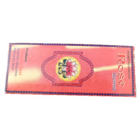 Tibetan Rose Aromatherapy Incense, Handmade, Natural Rose Scent