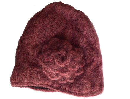 Wool hat Burgundy CP0009