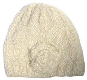 Wool hat White CP009