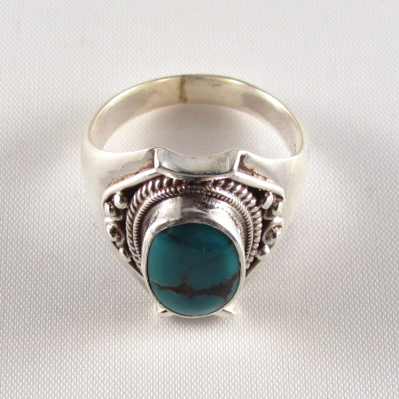 PR-104A Tibetan Turquoise Ring