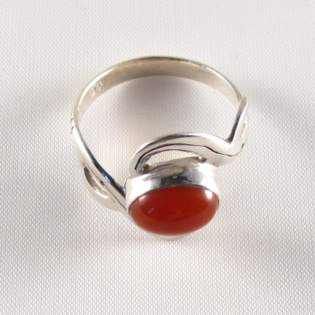 PR-113A Carnelian stone Ring