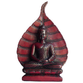 Bodhi leaf Buddha Red RB-500R