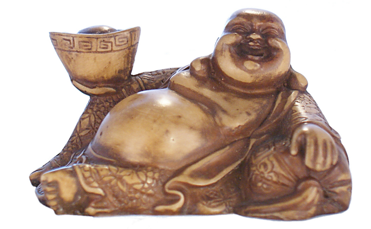 Resting Laughing Buddha RN-132A - Click Image to Close