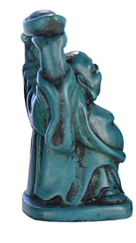 RN-133C Turquoise Laughing Buddha