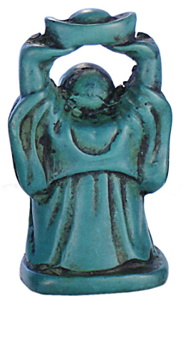 RN-133C Turquoise Laughing Buddha