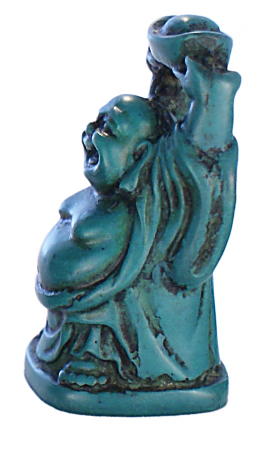 RN-133C Turquoise Laughing Buddha