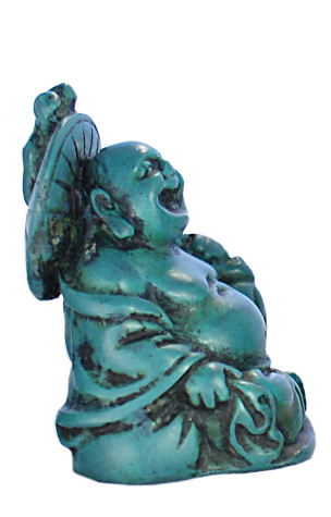 RN-133E Turquoise Laughing Buddha