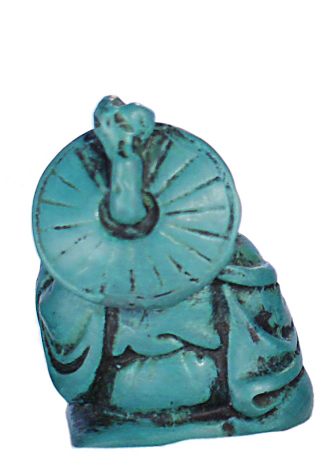RN-133E Turquoise Laughing Buddha